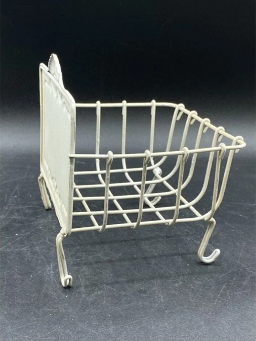 Soap Metal Wall Hanging Rack Dish Shabby Chic Farmhouse - Picture 10 of 11